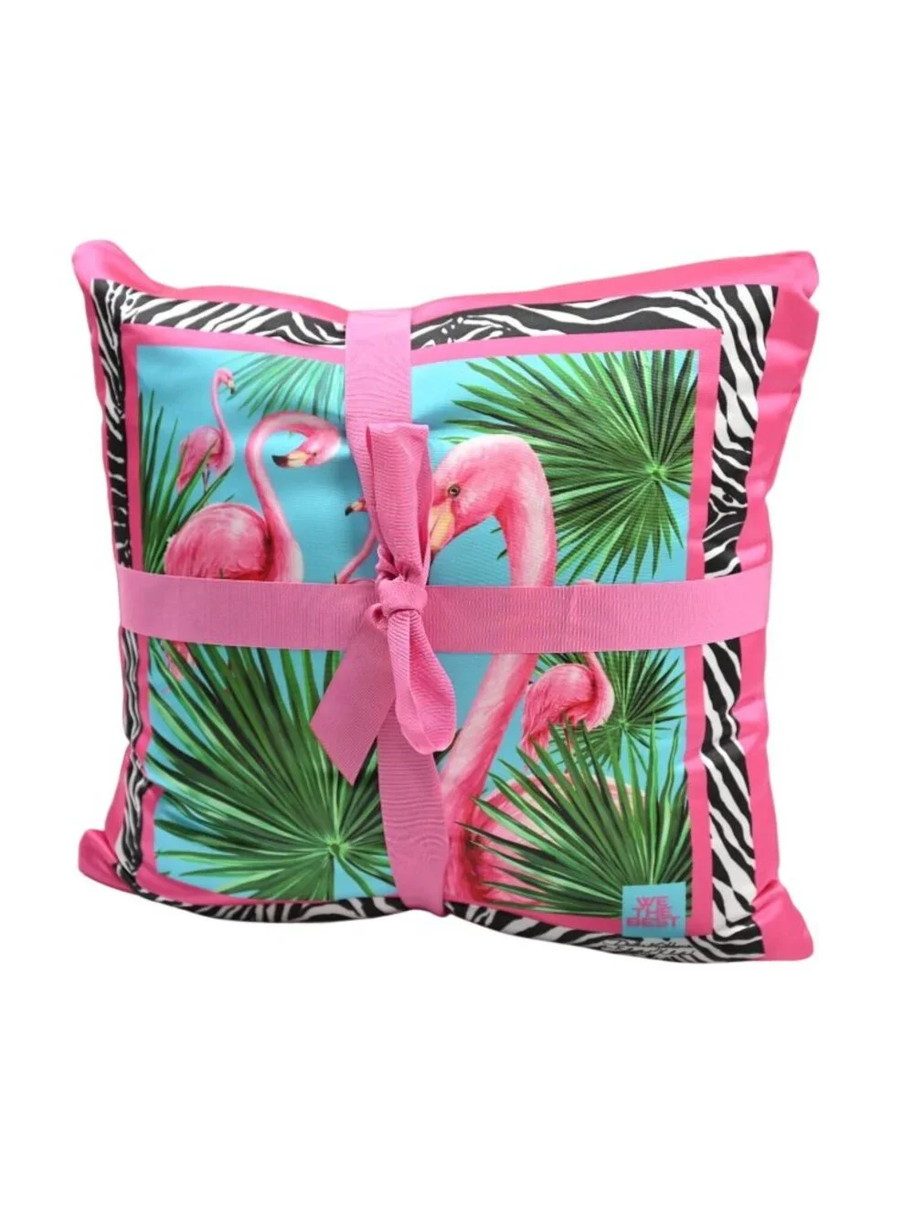 Dolce & Gabbana x Khaled Khaled Flamingo Throw Pillow in Pink